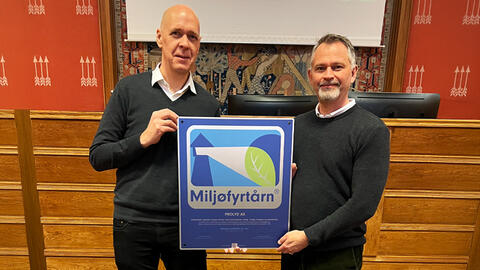 ProLyd har blitt Miljøfyrtårn